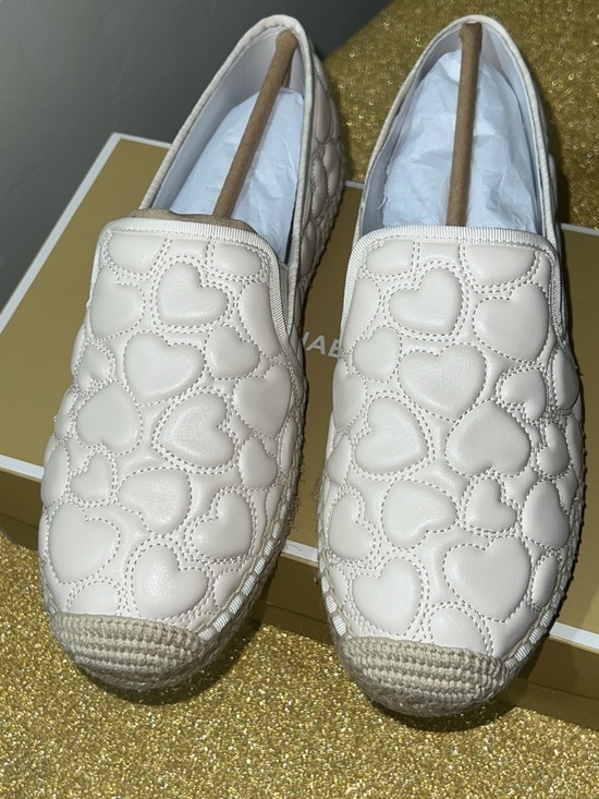 Michael Kors Shoes - BNIB Michael Kors Hastings Heart Embroidered Espadrilles